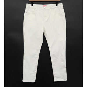 Kate Spade Women's Straight Leg Denim Pants Fresh White Sz 30